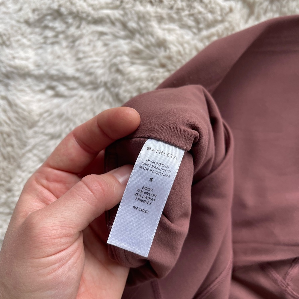 Athleta High-Waisted Mauve Leggings - Picture 3 of 11